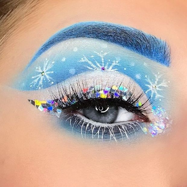 La creatividad reina en los maquillajes navideños
