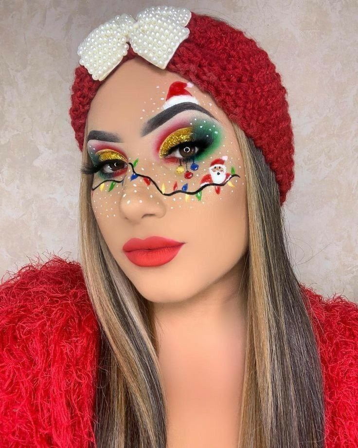 El maquillaje navideño nunca pasa de moda